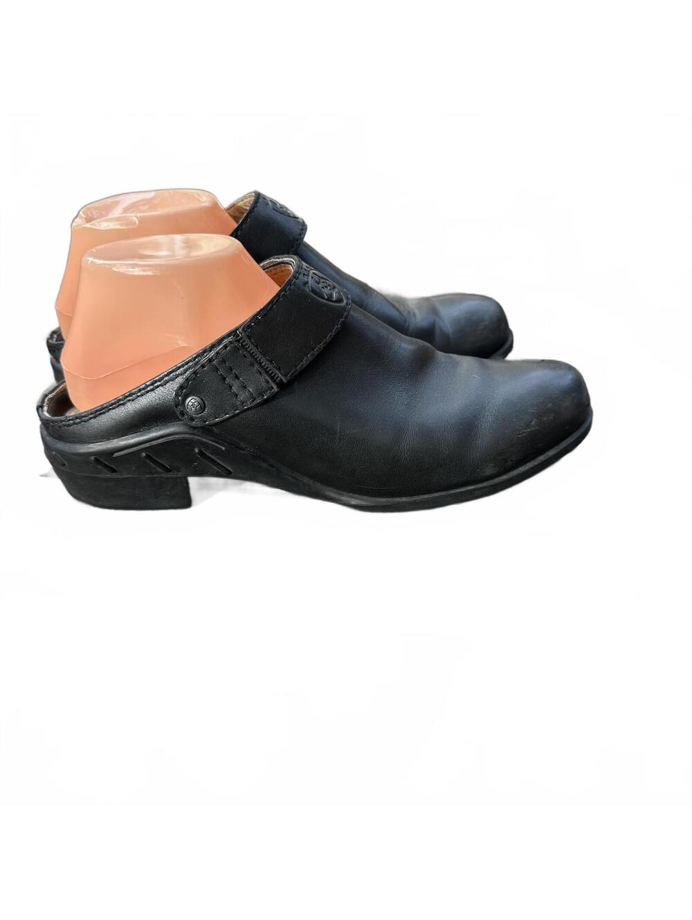 Ariat Sport Mule Shoes Women's 11B Black Leather Comfort Slingback Clog Western